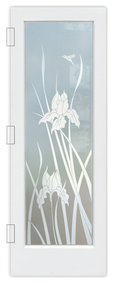 Interior Prehung Door or Interior Slab Door - Iris Hummingbird - Primed -...