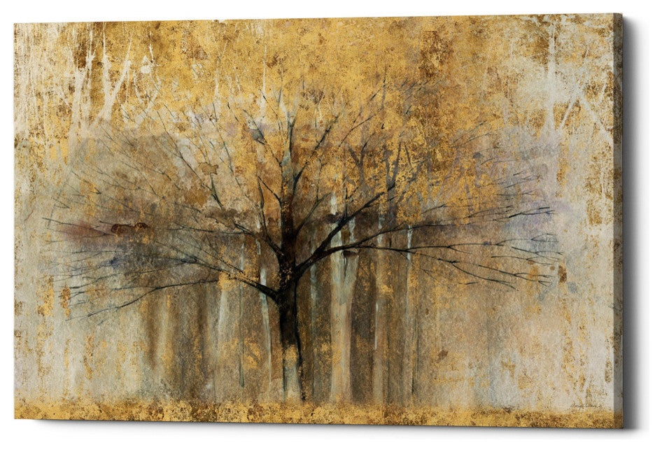 Epic Graffiti "Open Arms Gold" Giclee Canvas Wall Art, 12"x18"