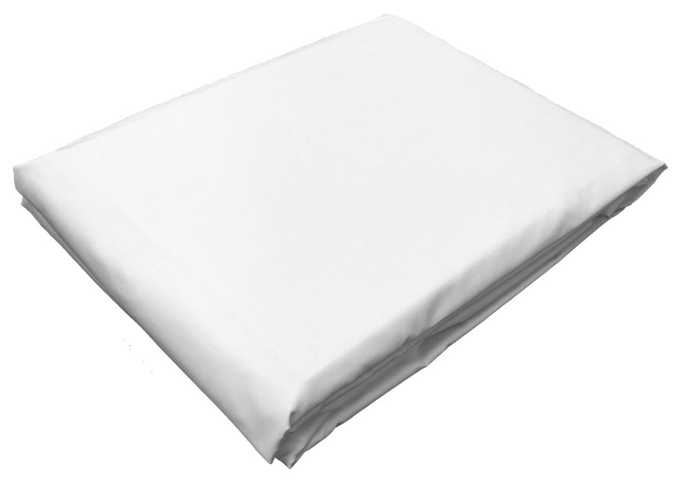 Italian Percale Fitted Sheet, White, Twin_xl
