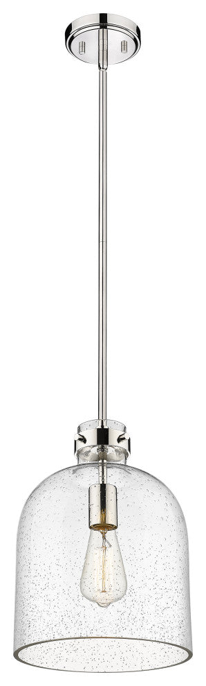 Zlite 817-9PN 1-Light Pendant, Clear Seedy