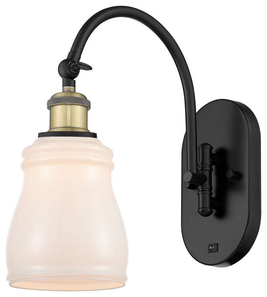 Innovations 518-1W-BAB-G391 1-Light Sconce, Black Antique Brass