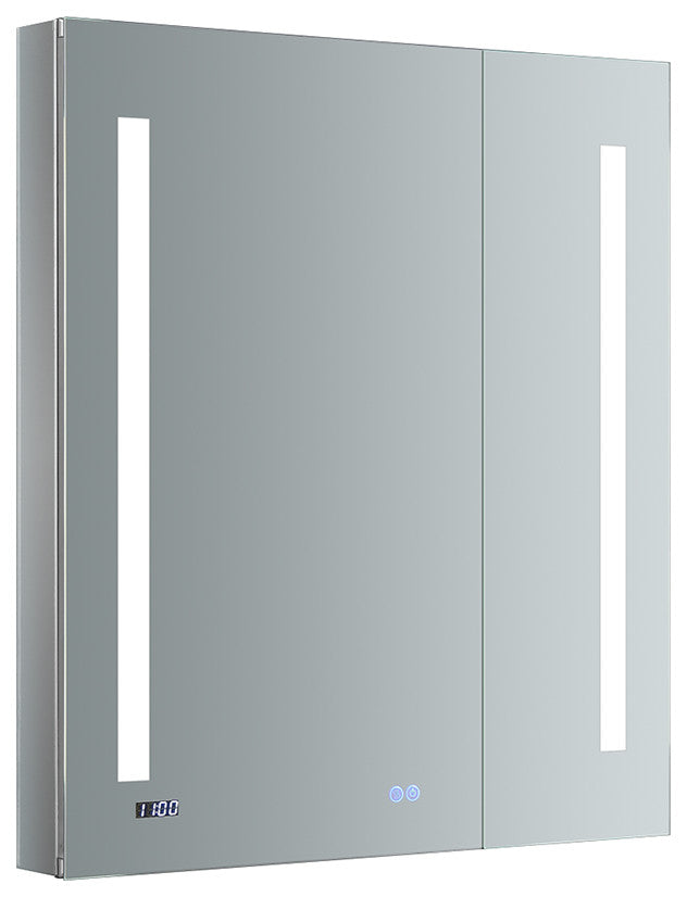Fresca Tiempo 30" Widex36" Tall Bathroom Medicine Cabinet With LED Lighting