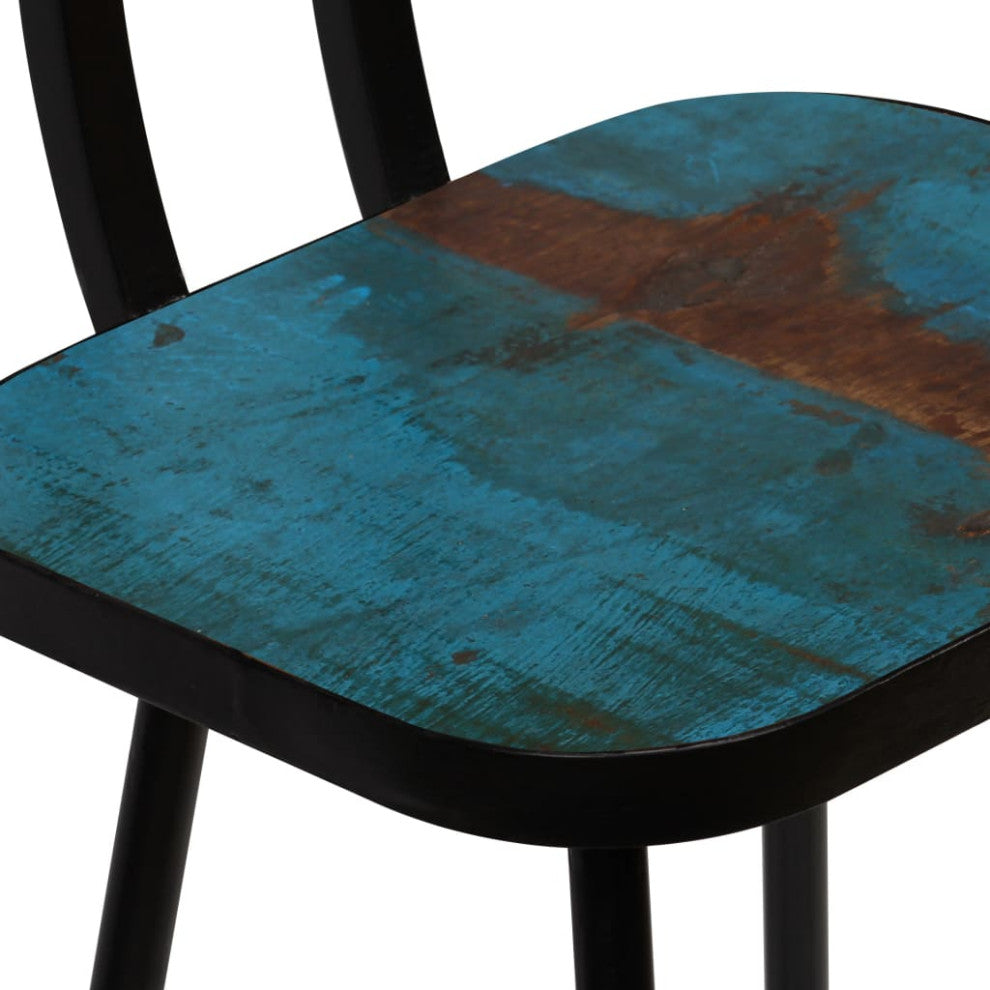 vidaXL Bar Stools 2 pcs Solid Reclaimed Wood