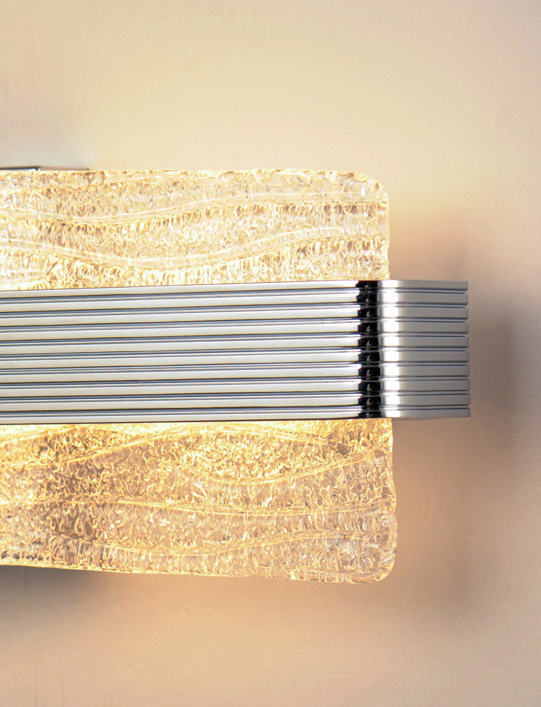 ET2 E24424-124 Ripple 24"W LED Bath Bar - Polished Chrome