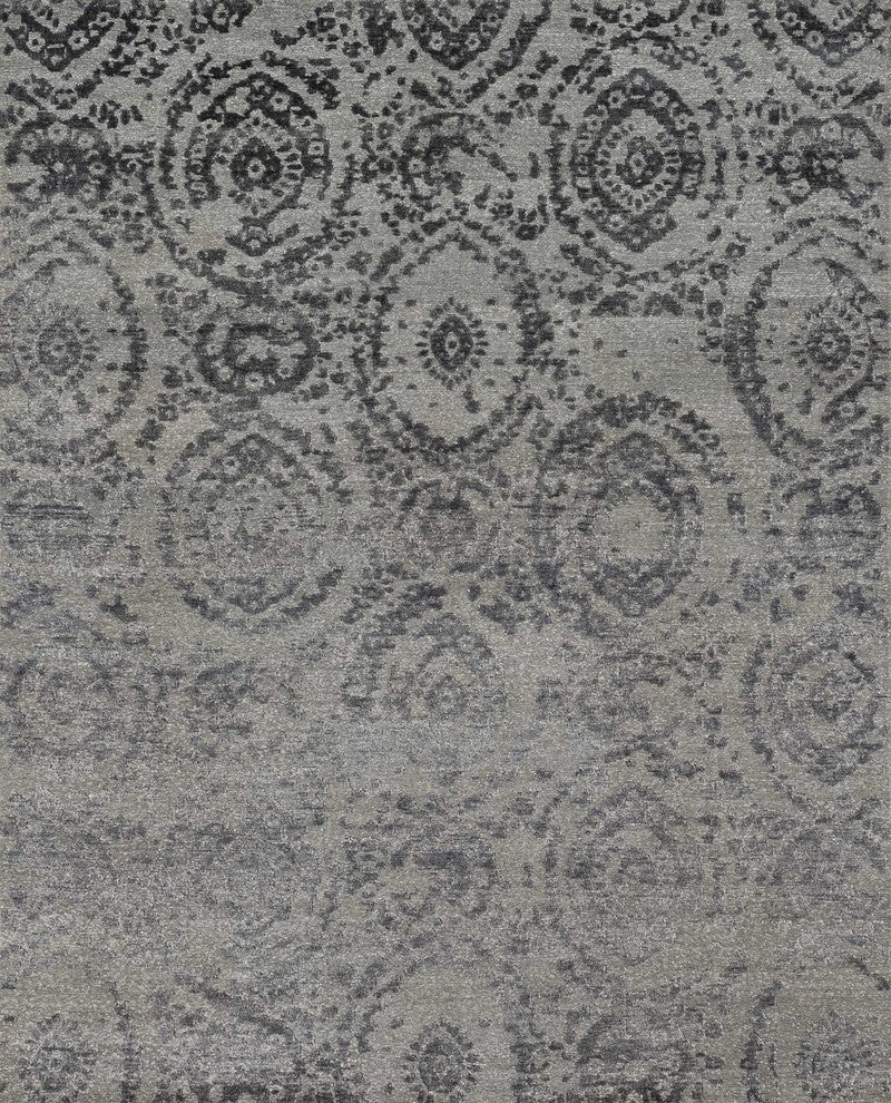 Gray Indigo Hand-knotted Cyrus Area Rug by Loloi, 5''6"x8''6"