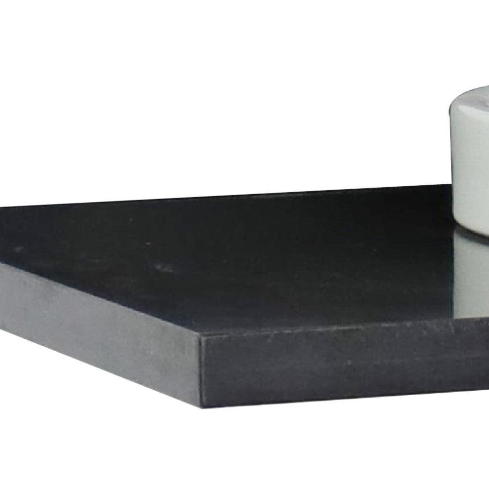 61" Black Galaxy Countertop and Single Round Sink