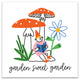 Garden Sweet Garden Gnome 5 12x12 Canvas Wall Art