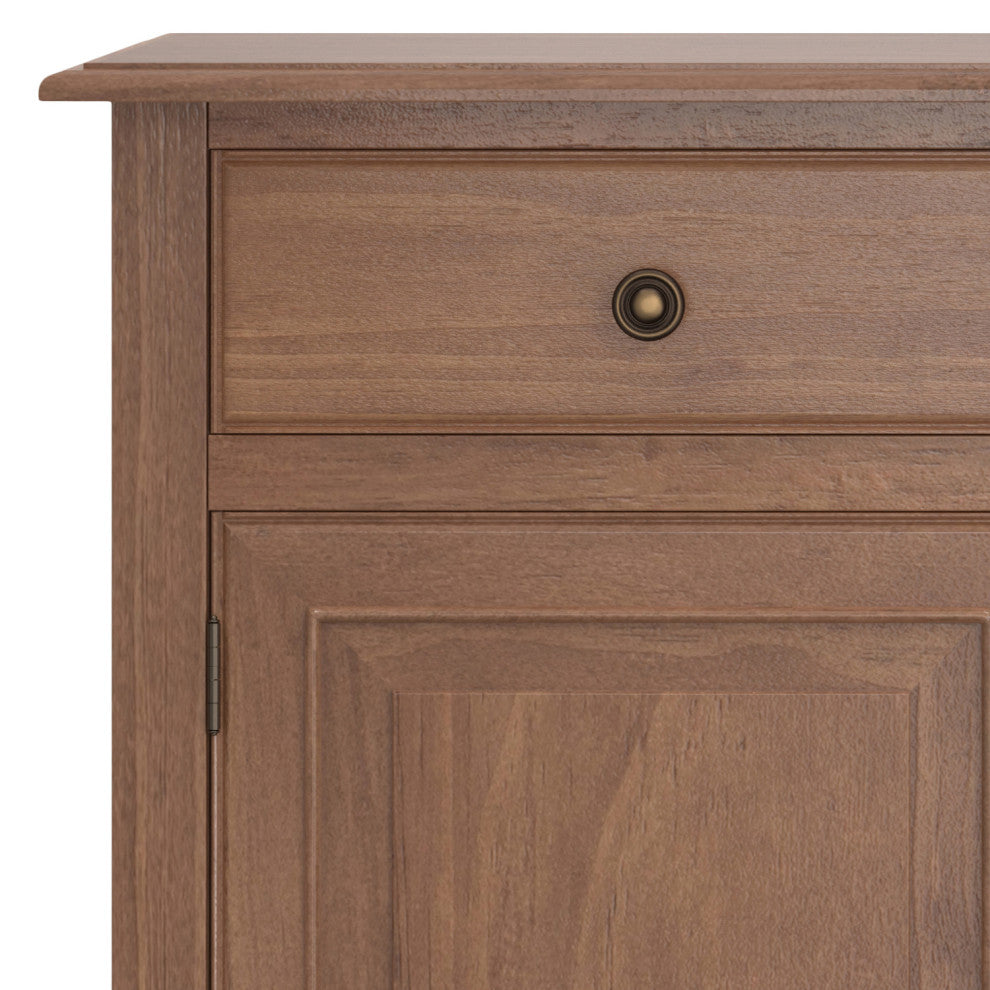 Connaught Entryway Storage Cabinet, Medium Saddle Brown