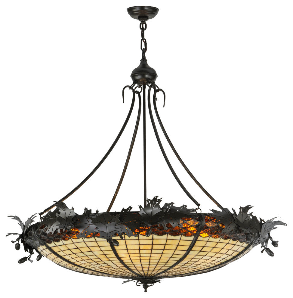 44.5W Greenbriar Oak Inverted Pendant