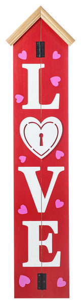 42"H Valentine"˜s Wooden Porch Decor