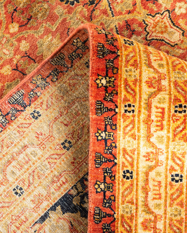 Mogul, One-of-a-Kind Hand-Knotted Area Rug Orange, 12'3"x17'1"