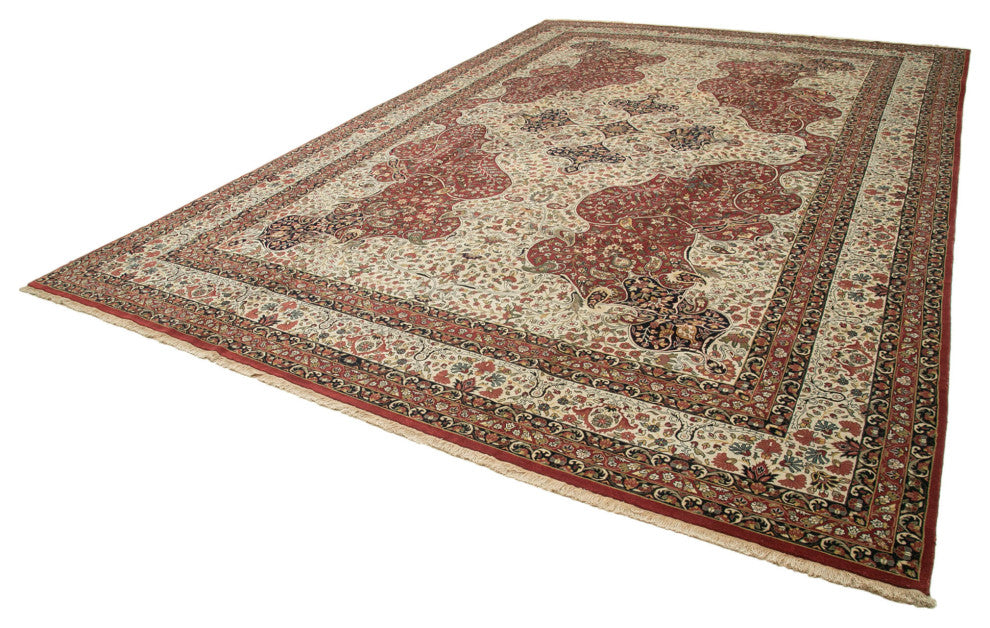 Rug N Carpet - Handmade Oriental 12' 2" x 18' 0" Oversize Oushak Area Rug