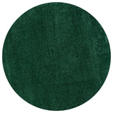 Haze Solid Low-Pile Emerald 6' Round Area Rug