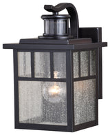 Mission Dualux 7" Outdoor Motion Sensor Wall Light Oil Burnished Bronze