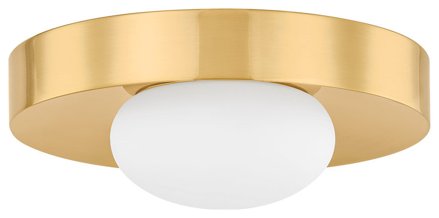 Mitzi Pepa Flush Mount Aged Brass