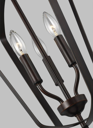 Generation Lighting 5134903 Romee 3 Light 13"W Pendant - Bronze