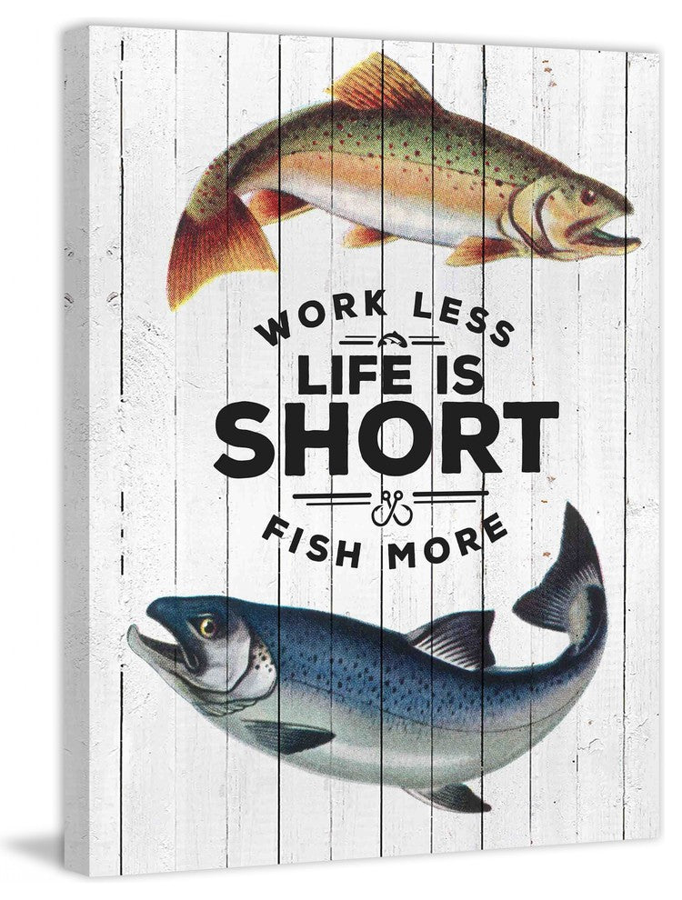 "Life Is Short" Painting Print on Canvas by Saturday Evening Post