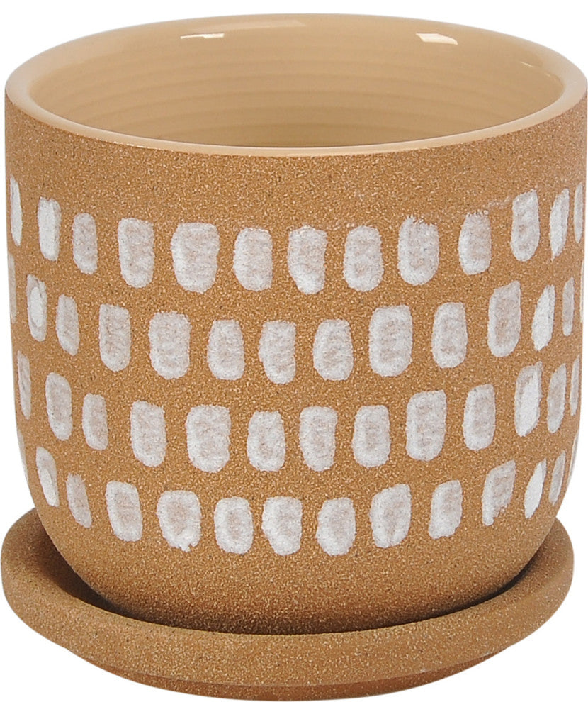 Contemporary Botanical Planter 5.75in Natural - Natural
