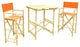 Director High Square 3-Piece Table Set, Pottery, Natural