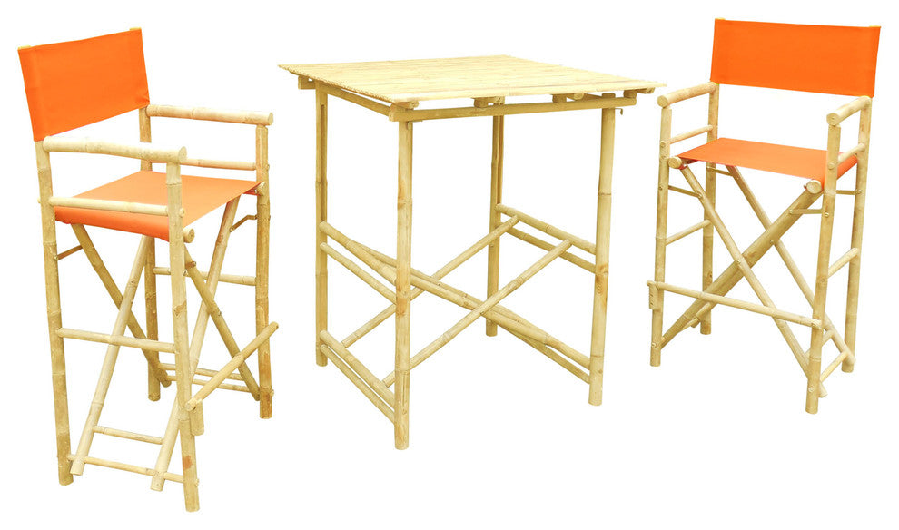 Director High Square 3-Piece Table Set, Pottery, Natural