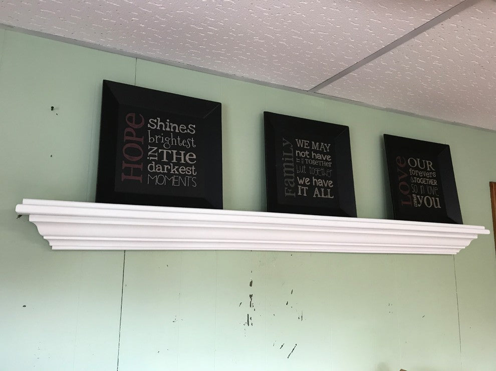 Picture Rail Wall Hanging Plate Rack