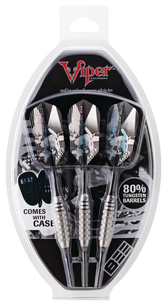 Tungsten Bee Soft Tip Darts, Knurled Barrel, 18 Grams