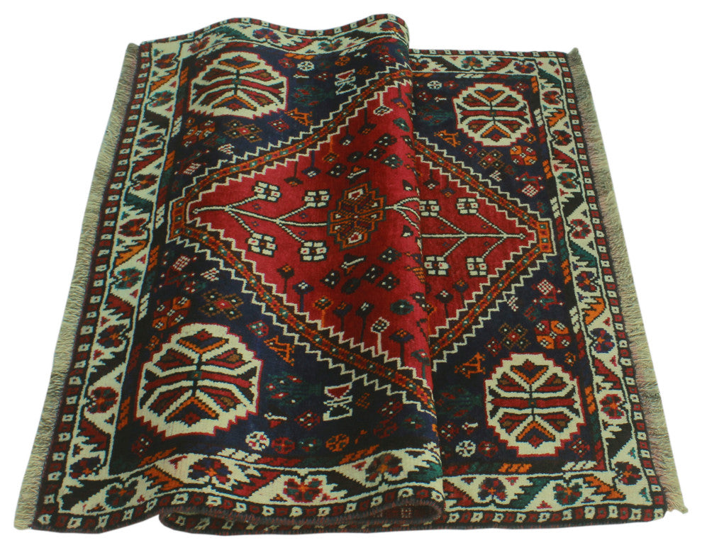 Fine Vintage Distressed Sadiki Red Rug
