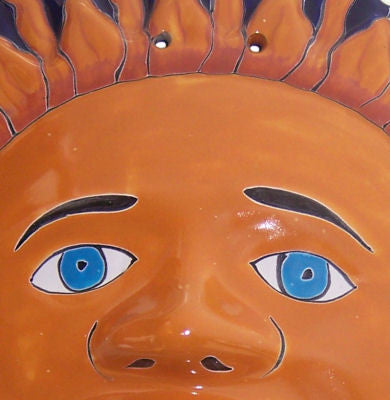 Talavera Ceramic Big Sun Face