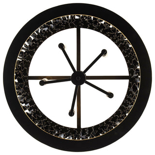 Estela 5-Lt Pendant - Matte Black/French Gold