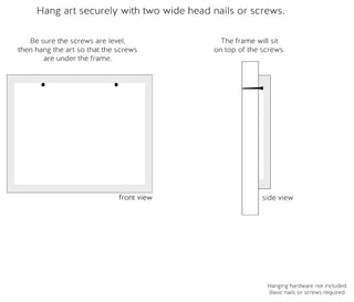 Watercolor Blue Flowers Antler and Arrow Details,3pc, each 12 x 12