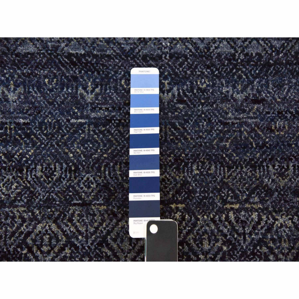 Space Cadet 100% Plush Wool Hand Knotted Kohinoor Herat Design Rug, 8'0"x10'2"