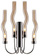 CWI Lighting 1203W15-4-613 Meduse 4 Light Sconce With Polished Nickel Finish