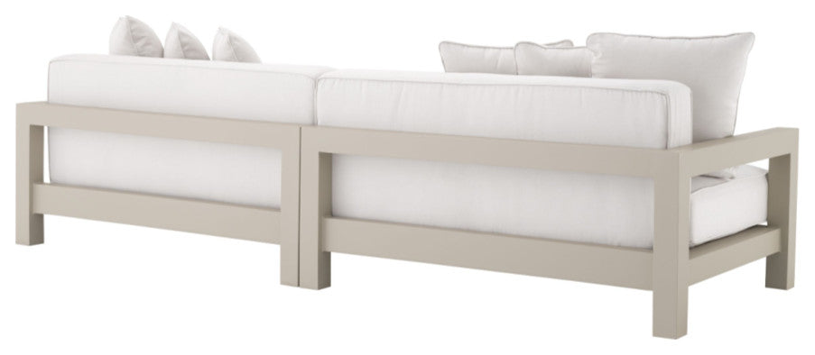 Beige Outdoor Sunbrella Sofa , Eichholtz Cap-Antibes