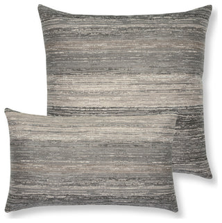 Textured Grigio Lumbar Indoor/Outdoor Performance Pillow, 12"x20