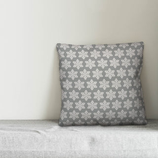 Snowflake Pattern 20"x20" Throw Pillow