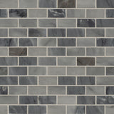 Carrara Classique Brick 1X2 Honed Mosaic, 10 Sheets