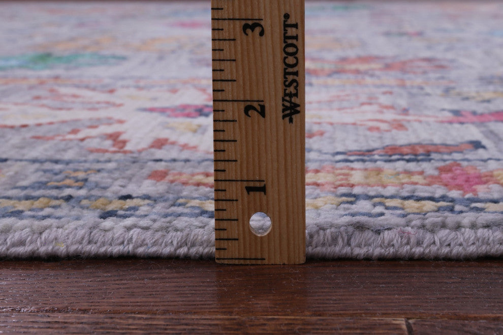 9' 1" X 12' 1" Turkish Oushak Hand Knotted Wool Rug - Q14955