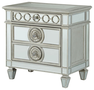 Varian Nightstand, Mirrored