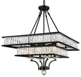 Shalia 8 Light Chandelier With Black Finish