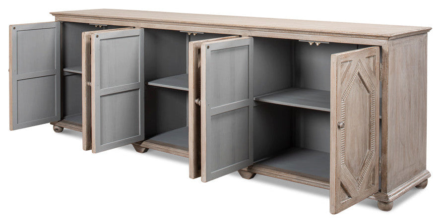 Six Diamonds Sideboard French Gray