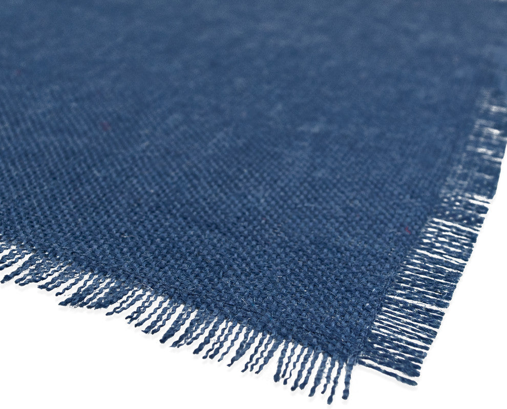 DII Nautical Blue Jute Table Runner 15"x48"