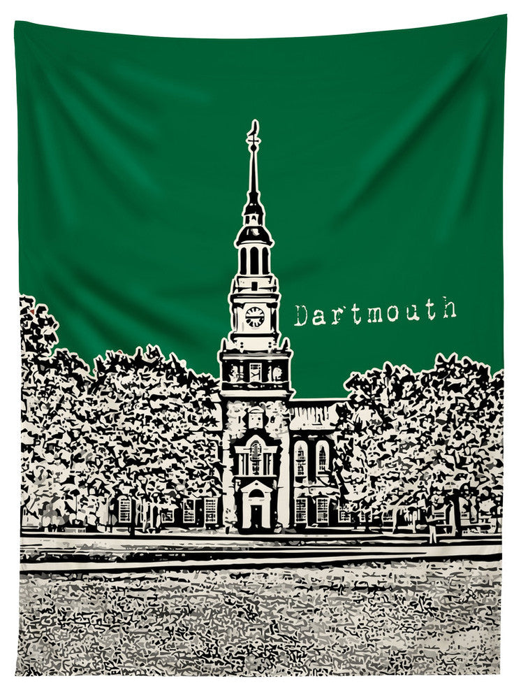 Deny Designs Bird Ave Dartmouth College Green Tapestry