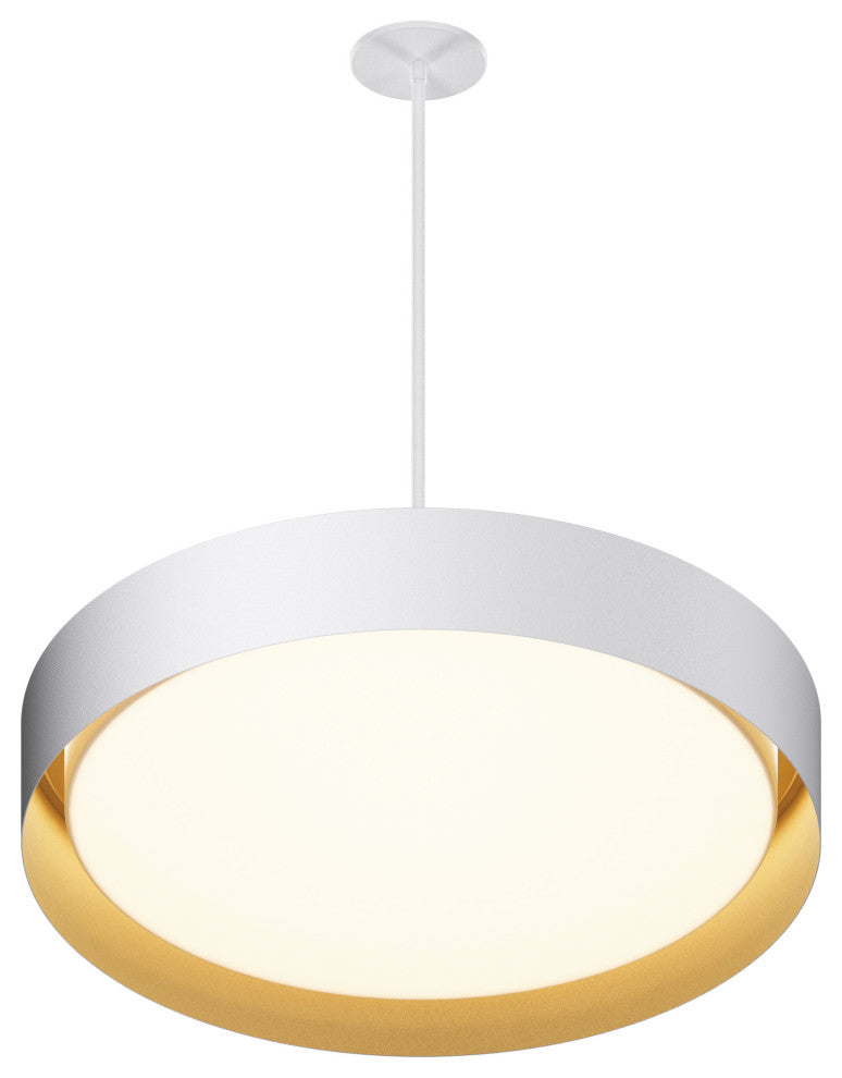 ET2 E51015 Echo 24"W LED Pendant - White / Black