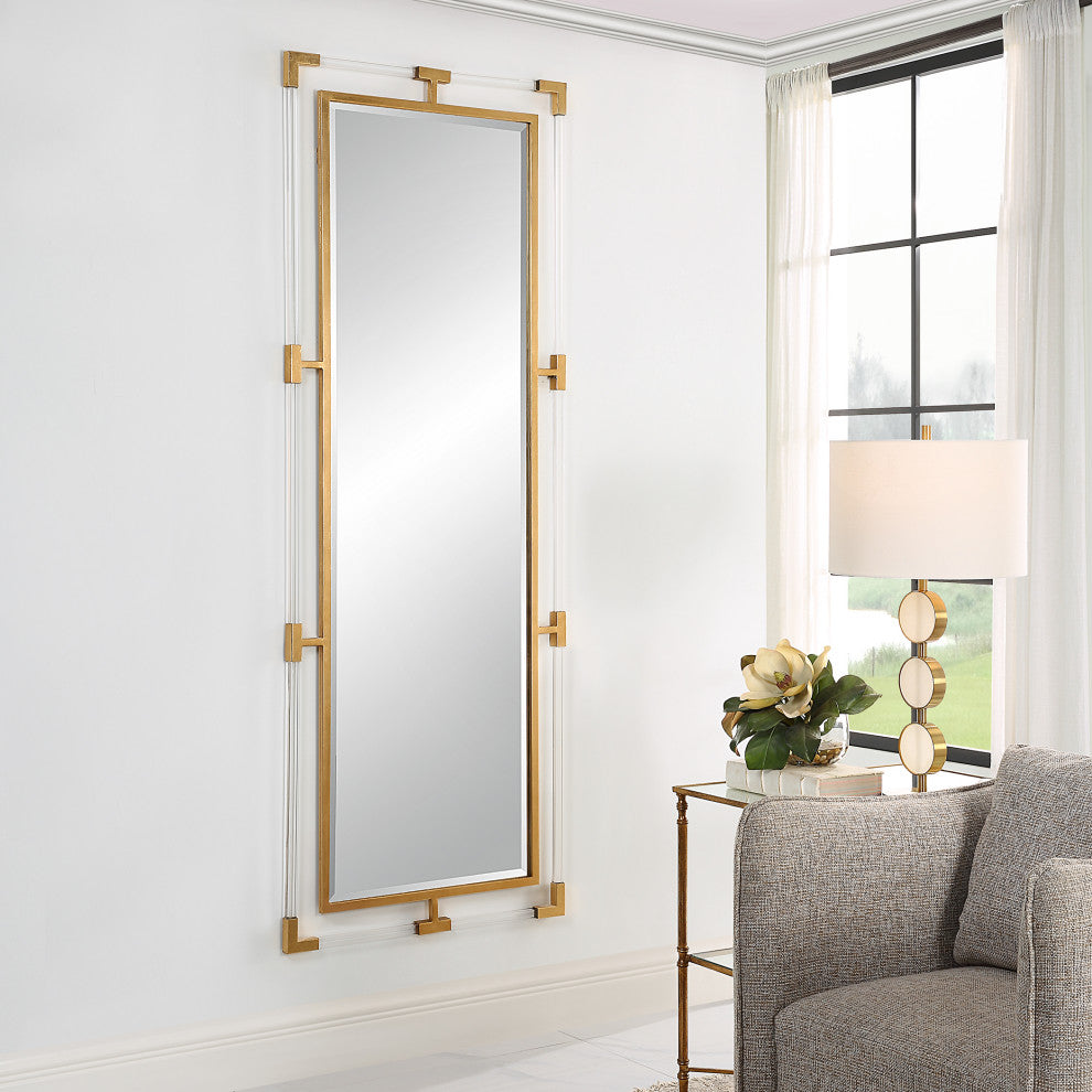Uttermost 09926 Balkan Gold Tall Mirror