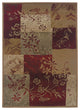 Oriental Weavers Genesis Collection Red/Beige Geometric Indoor Area Rug 4'X5'9"