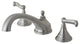 Kingston Brass Roman Tub Faucet, Brushed Nickel