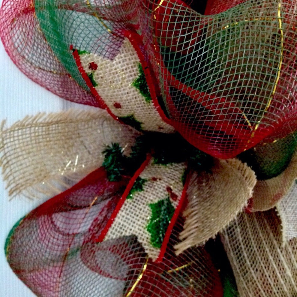 One Small Child The Greatest Gift Of All Christmas Deco Mesh Wreath Handmade