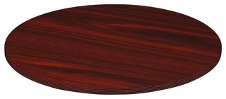 Lorell Chateau Conference Table Top, Reeded Edge, Mahogany Laminate