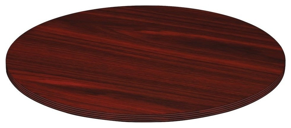 Lorell Chateau Conference Table Top, Reeded Edge, Mahogany Laminate