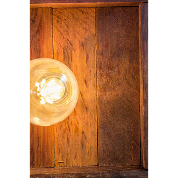 Wine Barrel Wall Vanity Light - Kale - Made from reclaimed California wine tanks